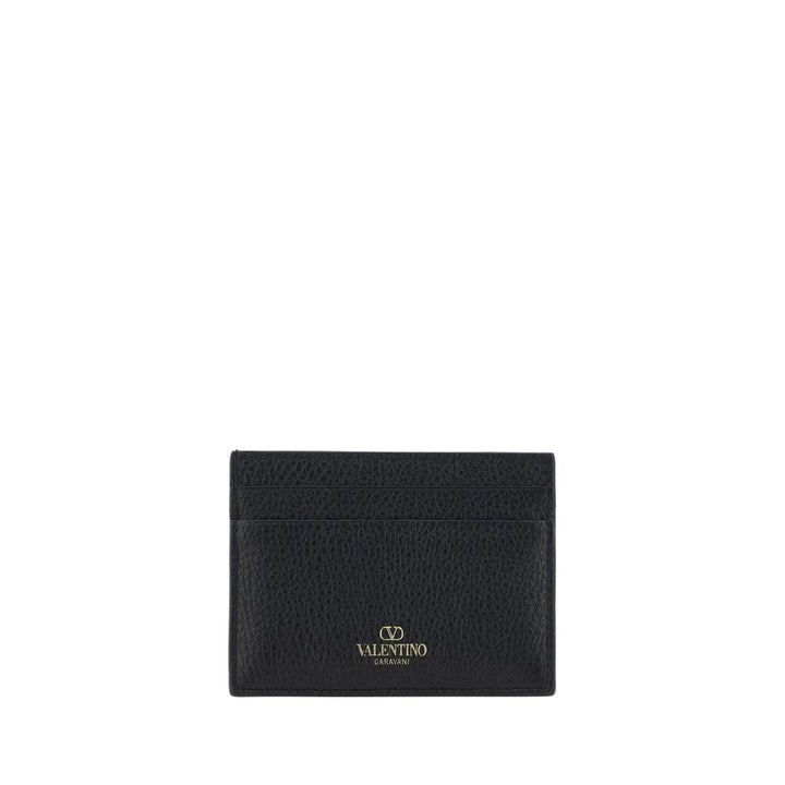 Valentino Garavani Black Calf Leather Bos Taurus Wallet