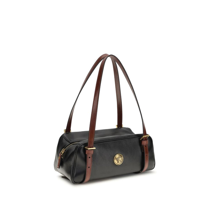 Versace Black Lamb Ovis Aries Aries Shoulder Bag