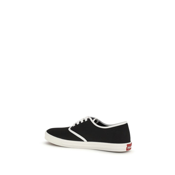 Prada Black Cotton Athletic Sneakers
