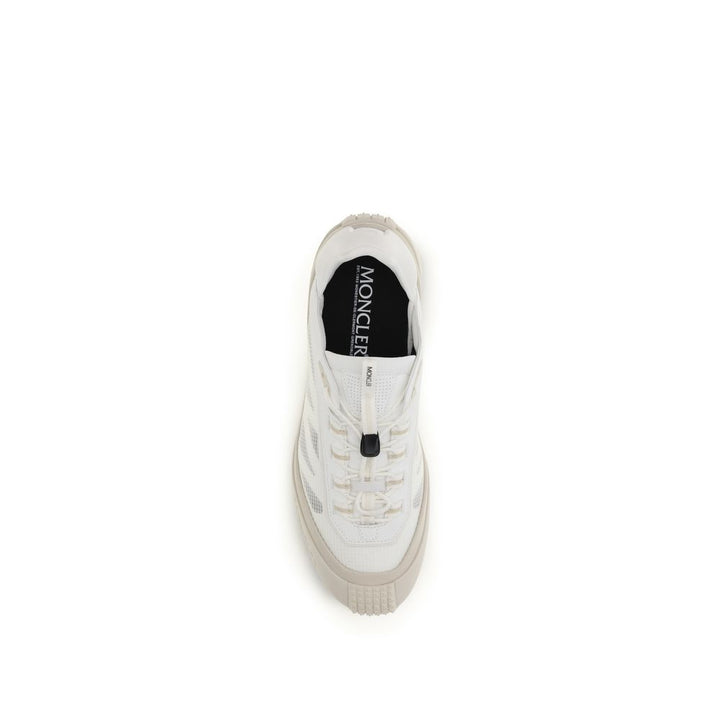 Moncler White Polyamide Athletic Sneakers