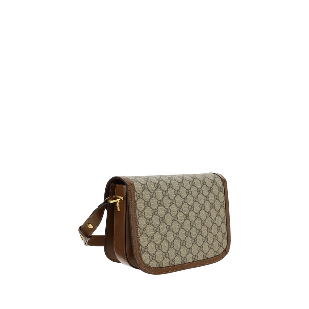 Gucci Beige Cotton Shoulder Bag
