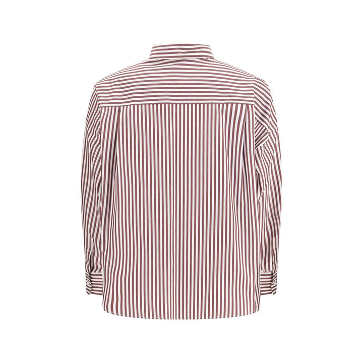 Max Mara Multicolor Cotton Pattern Shirt