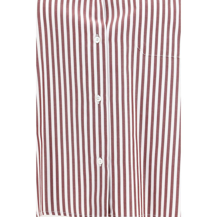 Max Mara Multicolor Cotton Pattern Shirt