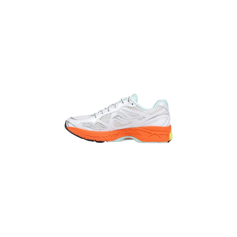 Saucony White Textile Athletic Sneakers