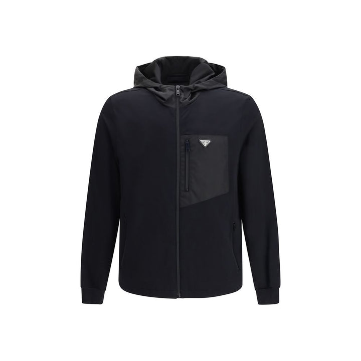 Prada Black Cotton Shell Jacket