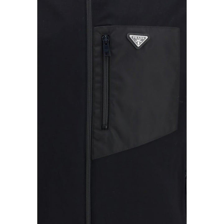 Prada Black Cotton Shell Jacket