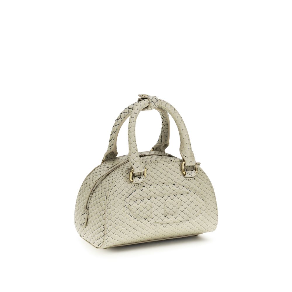 Diesel Beige Calf Leather Bos Taurus Handbag