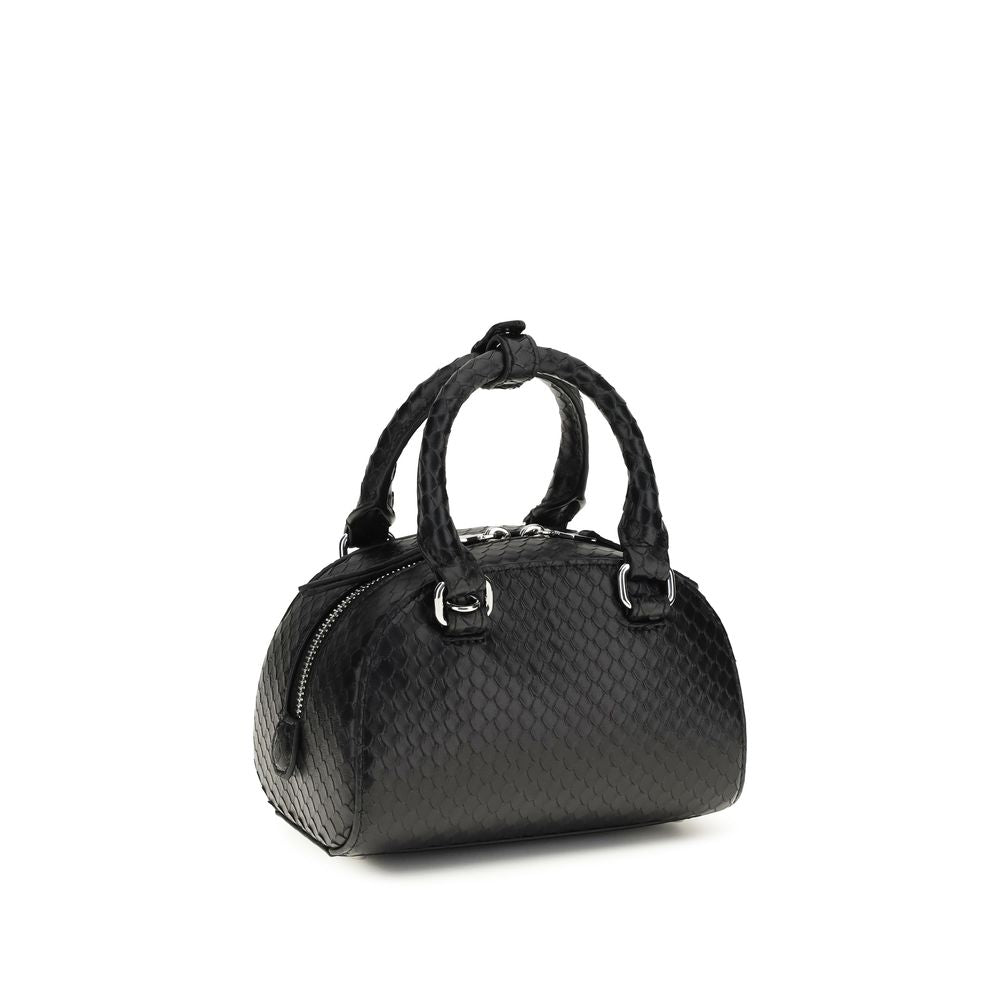 Diesel Black Calf Leather Bos Taurus Handbag
