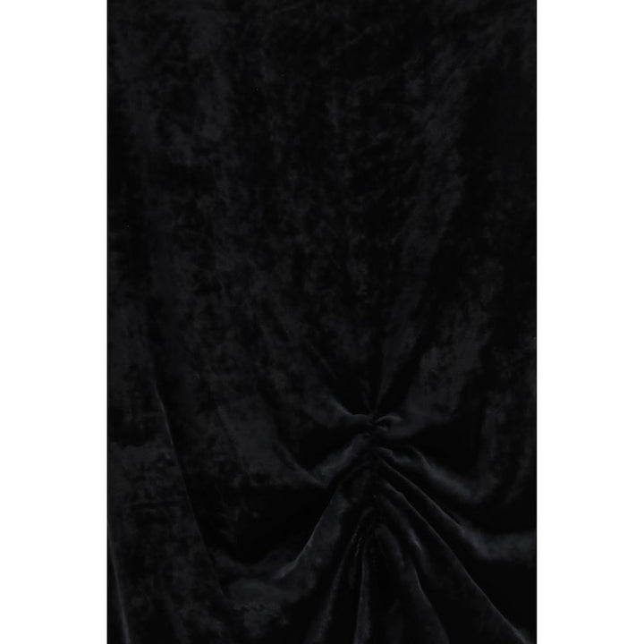 Valentino Black Viscose Long Skirt