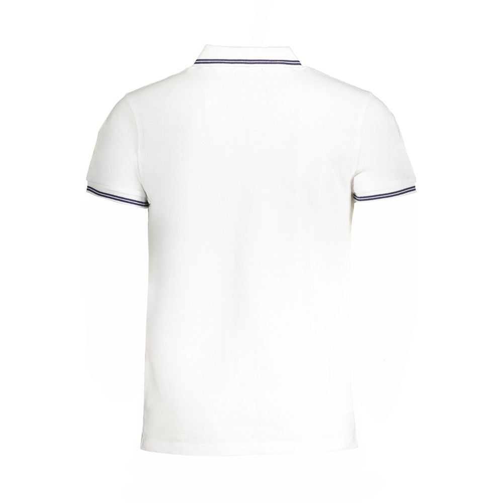Cavalli Class Bianco Cotton Men Polo