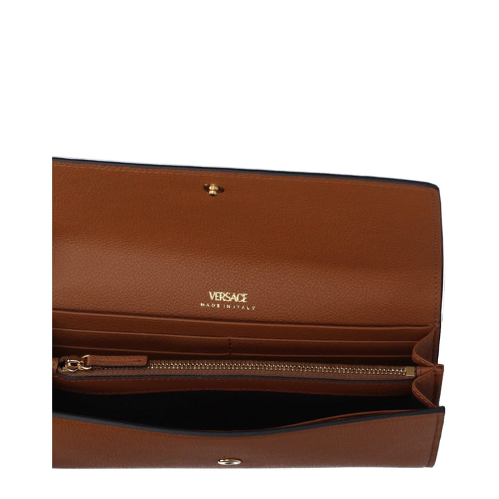 Versace Brown Leather Wallet