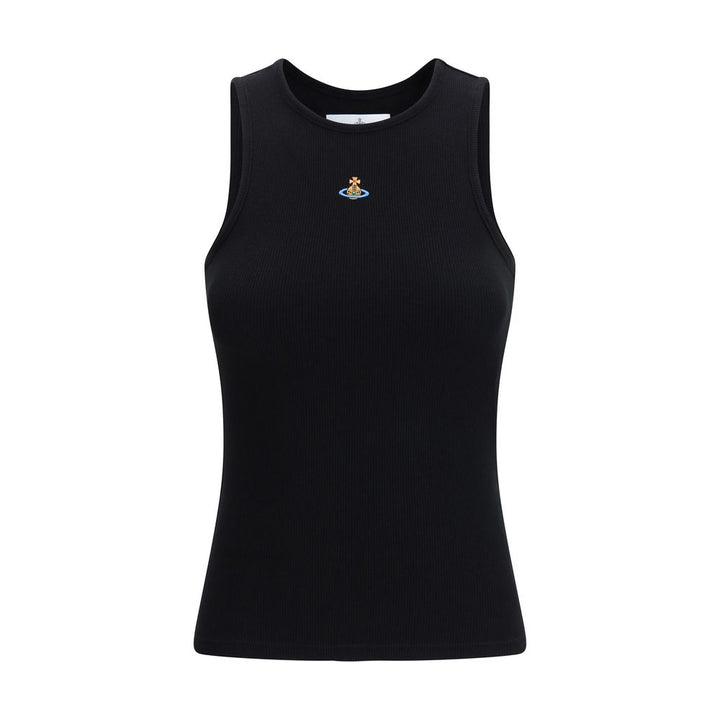 Vivienne Westwood Black Cotton Tank Tops