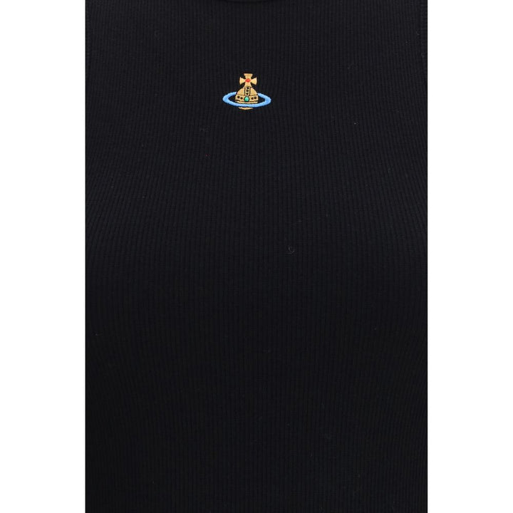 Vivienne Westwood Black Cotton Tank Tops