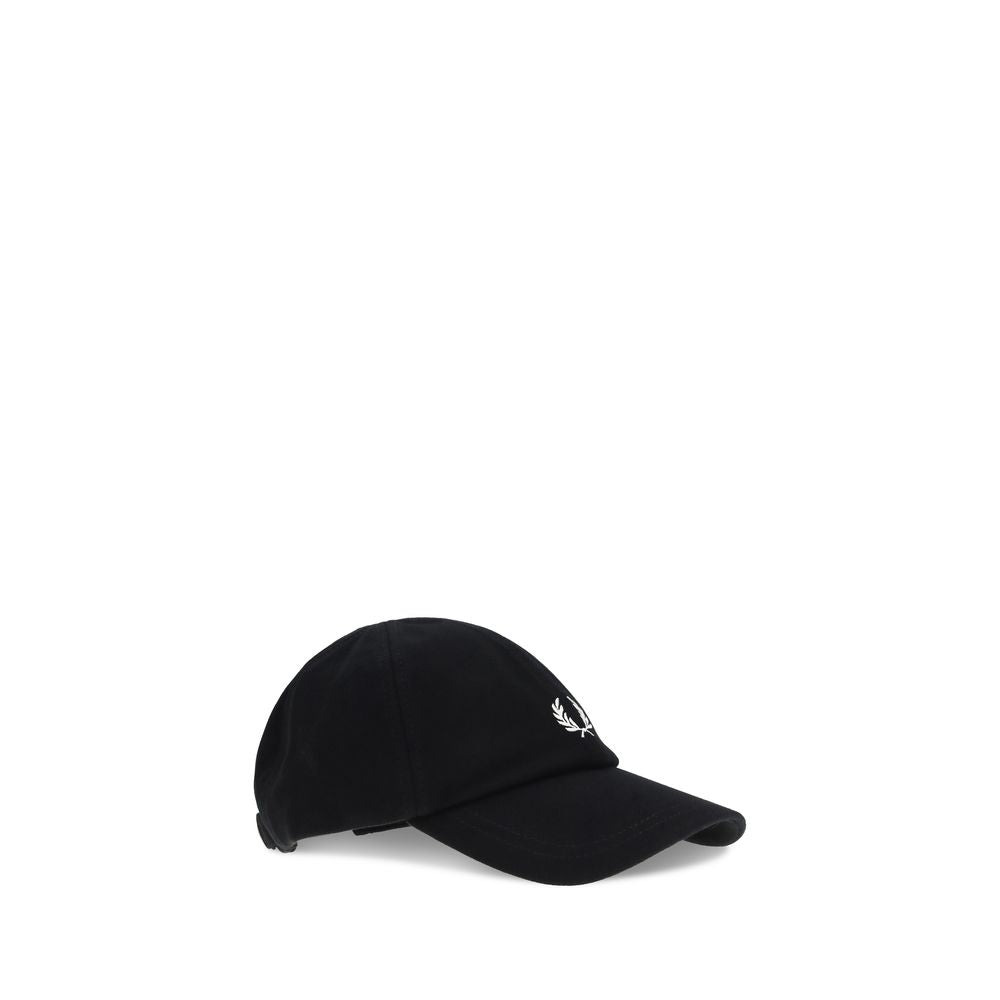 Fred Perry Black Cotton Cap (Baseball Hat)