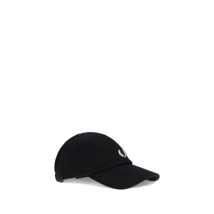 Fred Perry Black Cotton Cap (Baseball Hat)