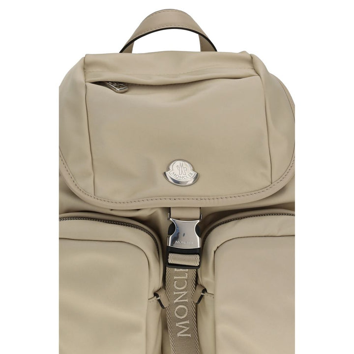 Moncler Beige Polyamide Backpack