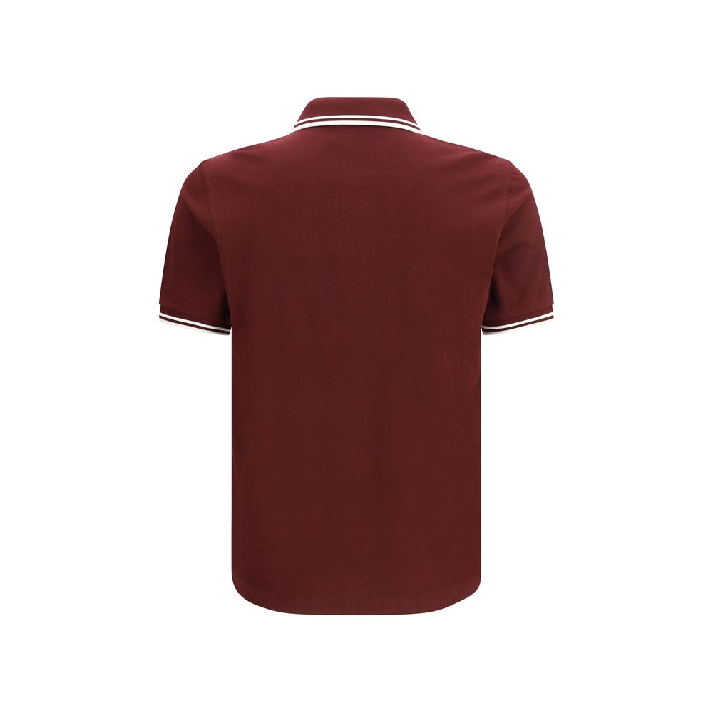 Fred Perry Bordeaux Cotton Polo Shirt