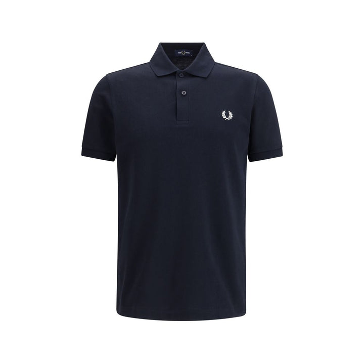 Fred Perry Blue Cotton Polo Shirt