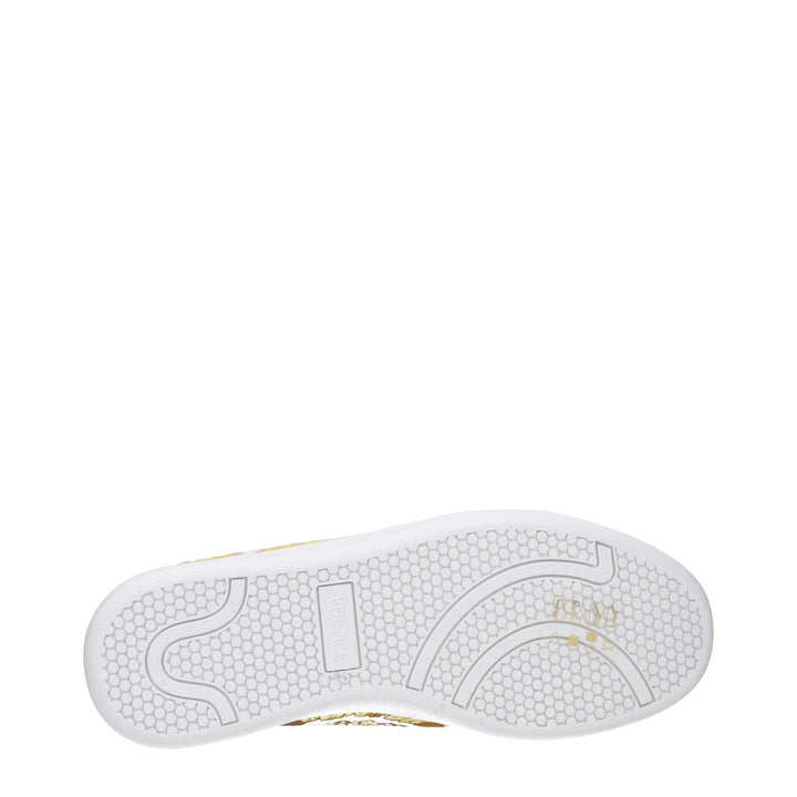 Versace White Leather Sneakers