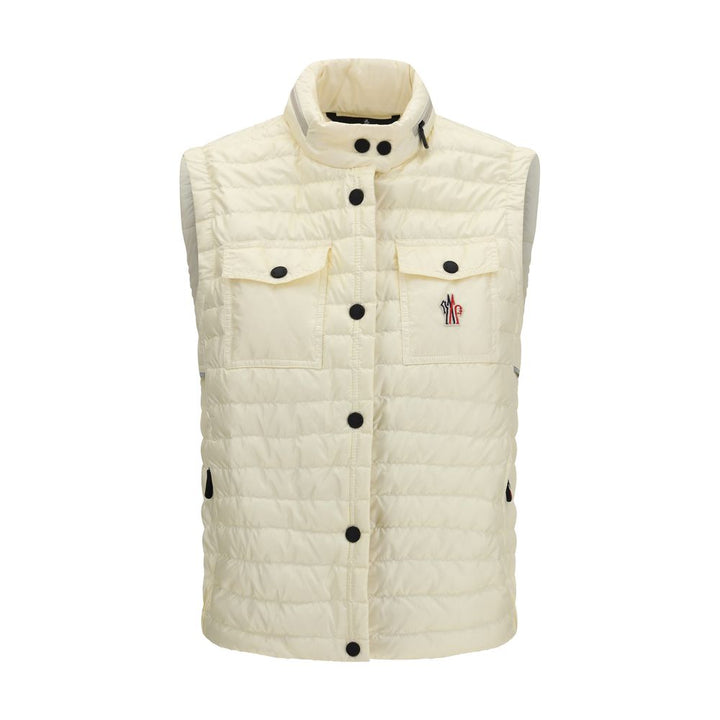 Moncler Grenoble Beige Polyamide Sleveless Jacket