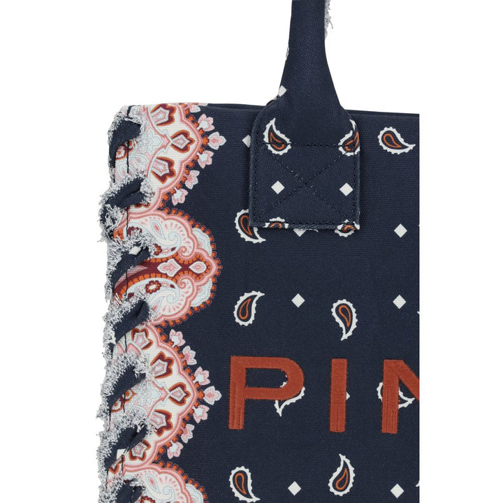 PINKO Multicolor Cotton Shoulder Bag