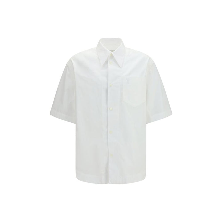Ami Paris White Cotton Shortsleeve Shirt
