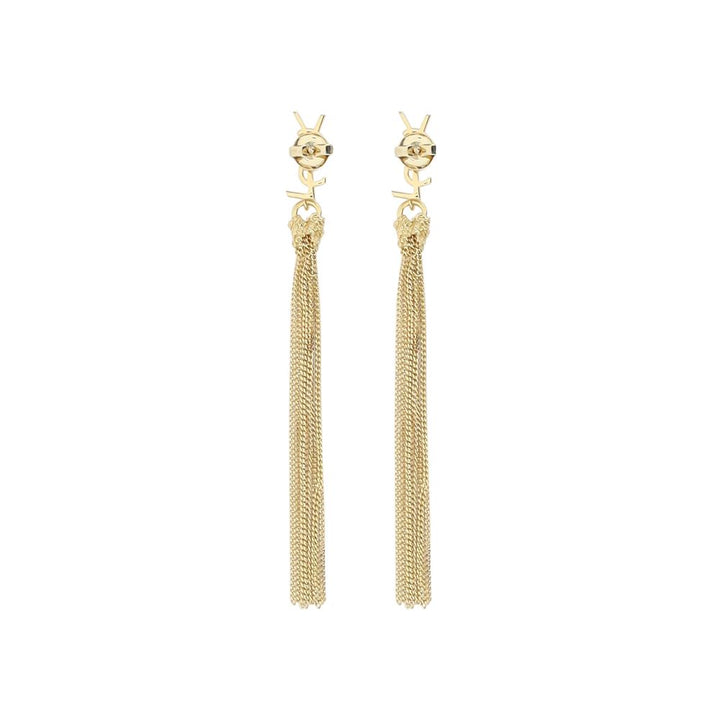 Saint Laurent Gold Brass Earrings