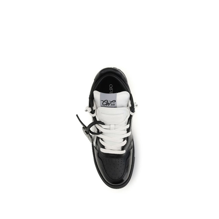 Off-White Multicolor Calf Leather Bos Taurus Athletic Sneakers