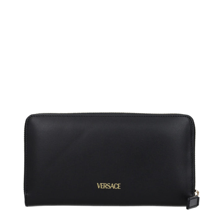 Versace Black Leather Wallet