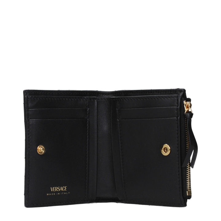 Versace Black Leather Wallet