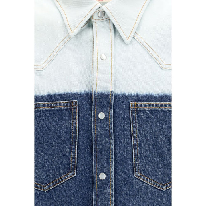 Marni Blue Denim Shirt