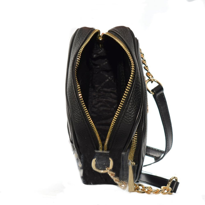 Michael Kors Black Leather Shoulder Strap