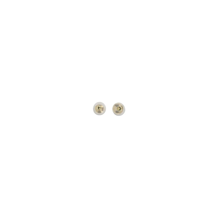 Saint Laurent White Brass Earrings