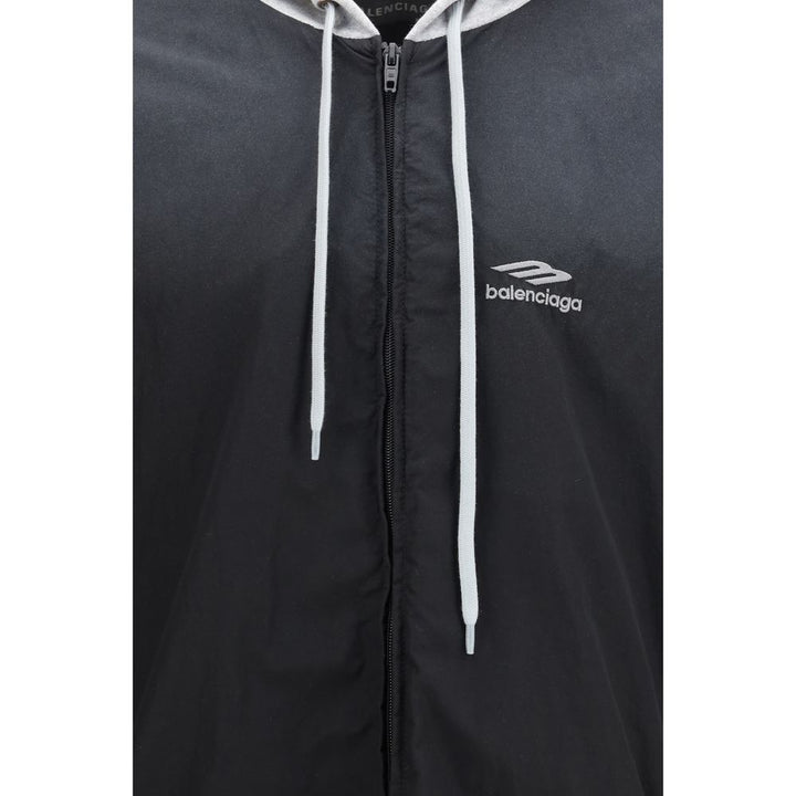 Balenciaga Black Polyester Bomber