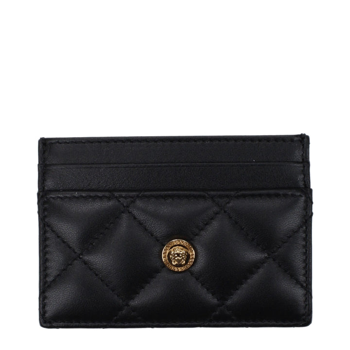 Versace Black Leather Cardholder