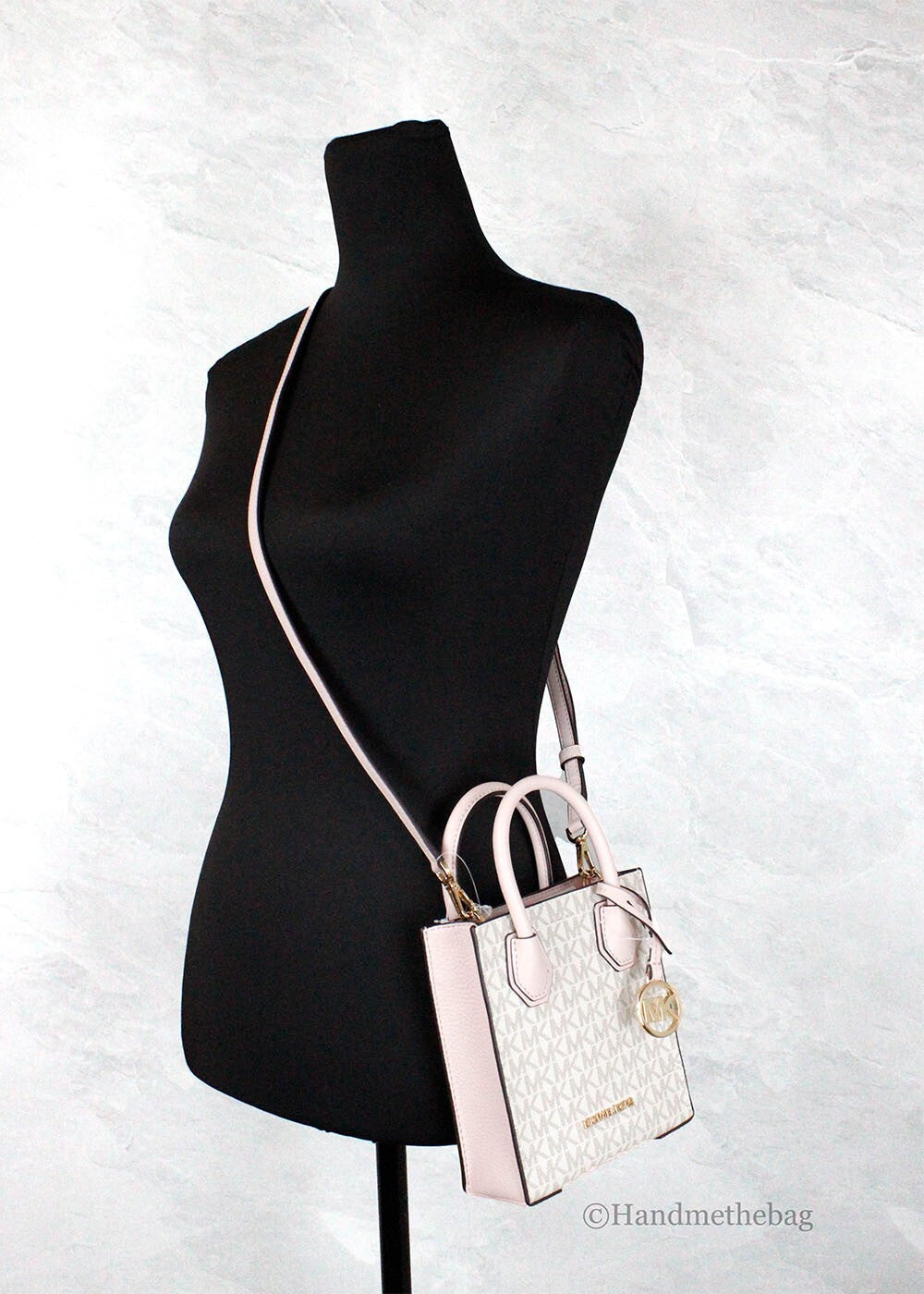 Michael Kors Adult Detachable Straps Shoulder Bags, Vanilla