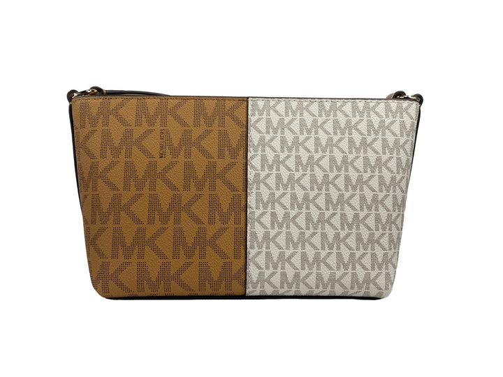 Michael Kors Jet Set - Small Two-Tone Logo Crossbody Bag