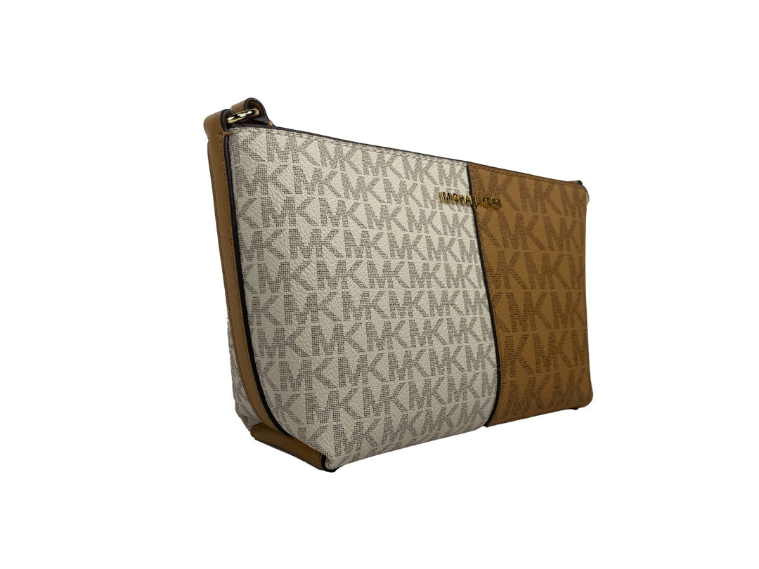 Michael Kors Jet Set - Small Two-Tone Logo Crossbody Bag