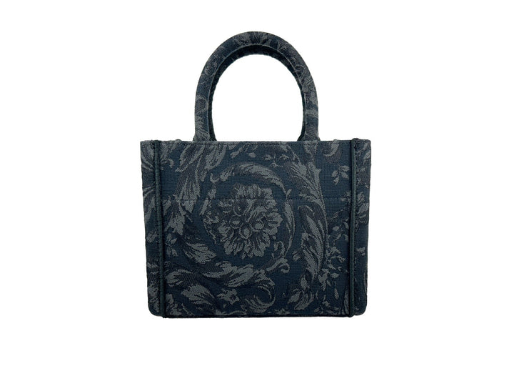 Versace Women'S 'Extra Small Athena' Shopping Bag Black