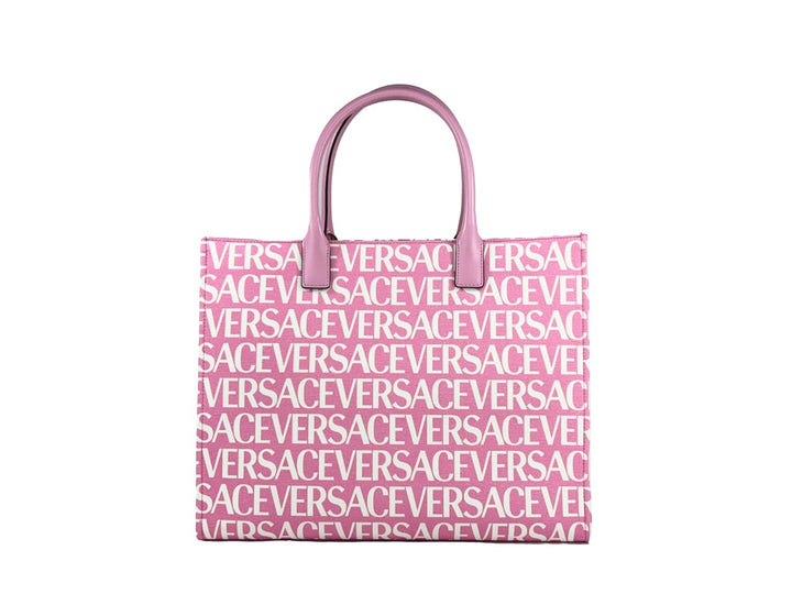 Versace Medusa Large Canvas Large Tote Bag Baby Pink