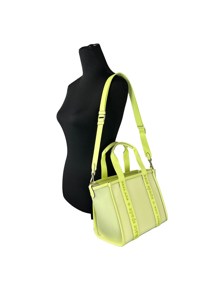 Kate Spade Canvas Kip Small Tote Crossbody Bag