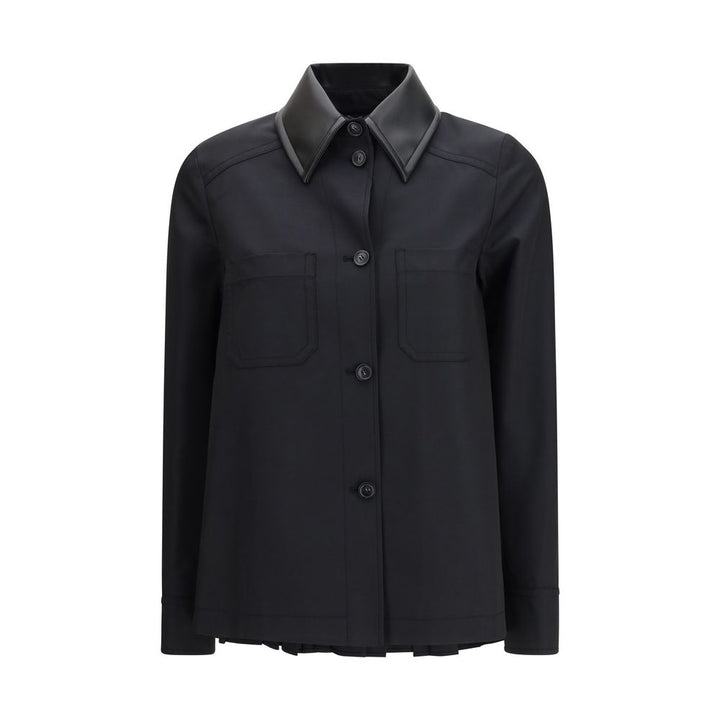 Max Mara Black Polyester Shirt