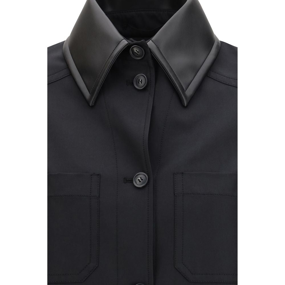 Max Mara Black Polyester Shirt