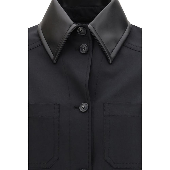 Max Mara Black Polyester Shirt