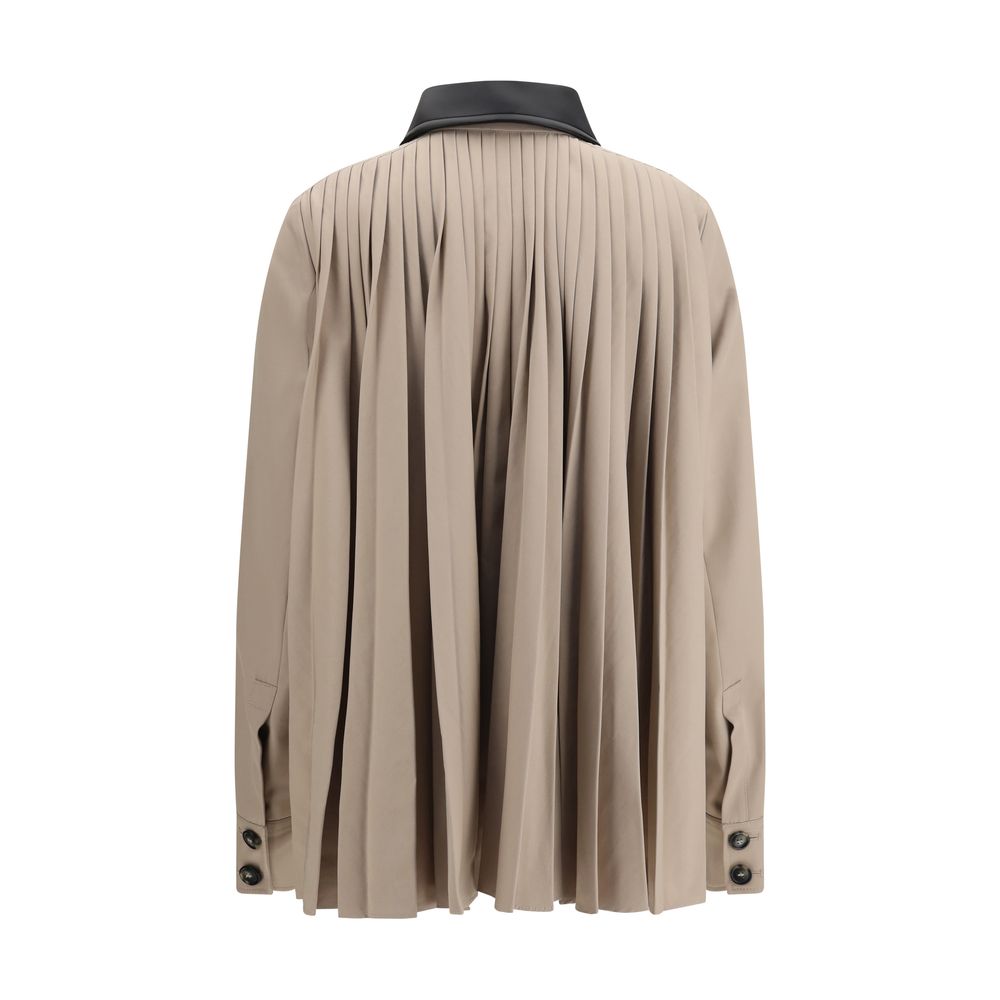 Max Mara Beige Polyester Coat
