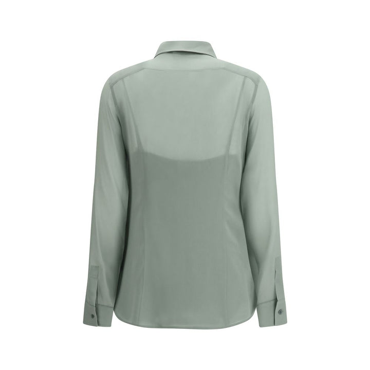 Max Mara Bicolor Silk Shirt