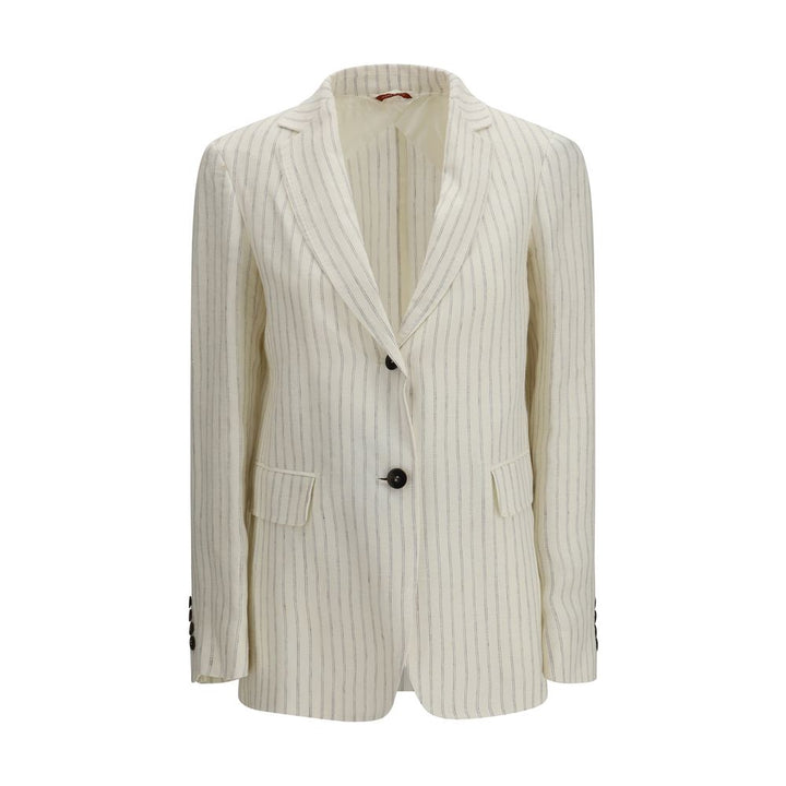 Max Mara Beige Linen Blazer
