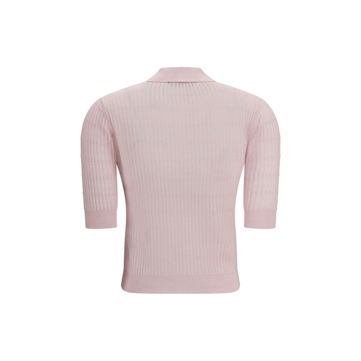 Max Mara Multicolor Silk Shortsleeve Shirt