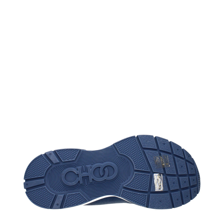 Jimmy Choo Blue Fabric Ankle Boots