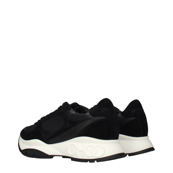 Jimmy Choo Black Fabric Athletic Sneakers